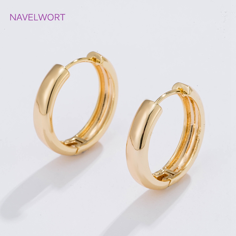 Women Accessories Gift Set - 6 ขนาดต่างหูห่วงวงกลมชุบทองของขวัญหญิง, ต่างหูทรงกลมคุณภาพสูงสำหรับผู้หญิงเครื่องประดับแฟชั่น