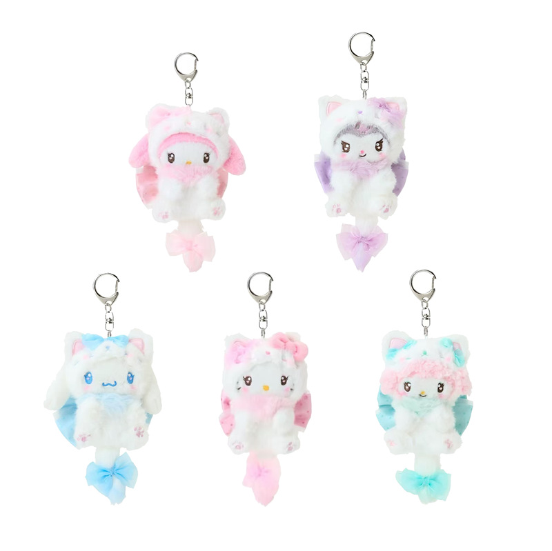 Women'S Accessories Flannels - ตุ๊กตาเฮลโล คิตตี้ ครีมแคท โบว์นอต คอสตูม บิ๊กเทล
