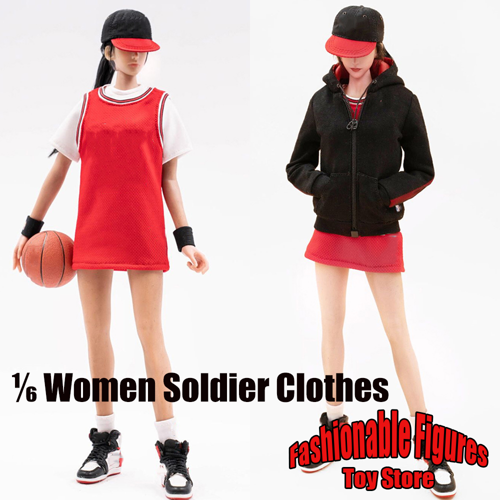 Women'S Accessories Flannels - BF001แบน JERSEY Basket ทหารผู้หญิง1/6ชุดคอสเพลย์มีฮู้ดแจ็คเก็ตรองเท้าผ้าใบกระเป๋าอุปกรณ์เสริมสำหรับตุ๊กตาขยับแขนขาได้12