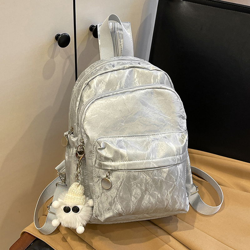 Women Accessories Pouch - กระเป๋าเป้สะพายหลังขนาดเล็กสำหรับผู้หญิง แฟชั่นปี 2024 กระเป๋าคาดอกอเนกประสงค์สำหรับวัยรุ่นหญิง กระเป๋าเป้ขนาดเล็กสำหรับนักเรียน น้ำหนักเบา