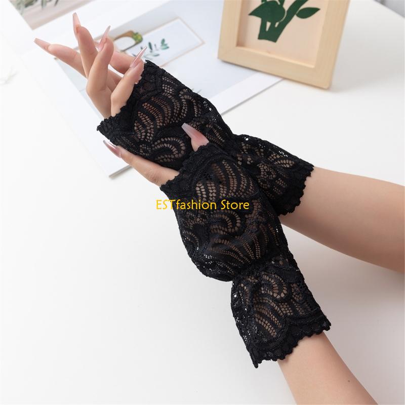 Women'S Accessories For Formal Wear - Y5GC ลูกไม้แขนถอดออกได้ ข้อมือ Layered แขนตกแต่งแขน Handwear