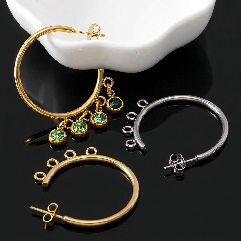 ต่างหูแบบห่วงรูปตัว C ชุบทองสแ - Women Accessories Gift Set บทวิจารณ์และราคา