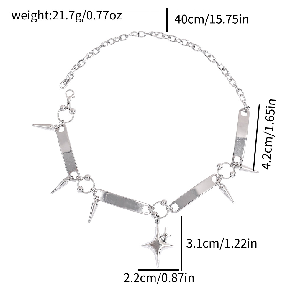 สร้อยคอแบบมีหมุดสไตล์พังก์, เค - Women'S Y2K Accessories บทวิจารณ์และราคา