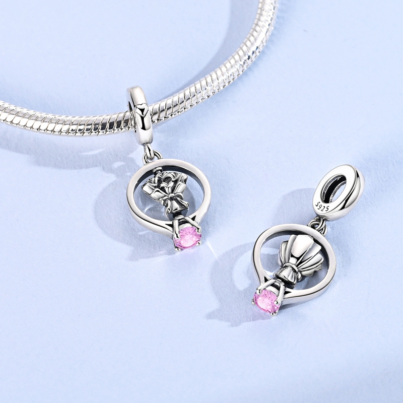 ชาร์มเงินแท้ 925 รูปช่อดอกไม้ห - Women Accessories Bouquet บทวิจารณ์และราคา