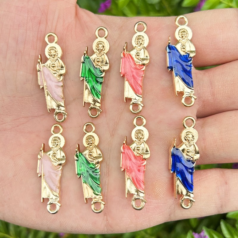 10PCS สีเขียว Saint Jude สร้อย - Women Juda Accessories บทวิจารณ์และราคา