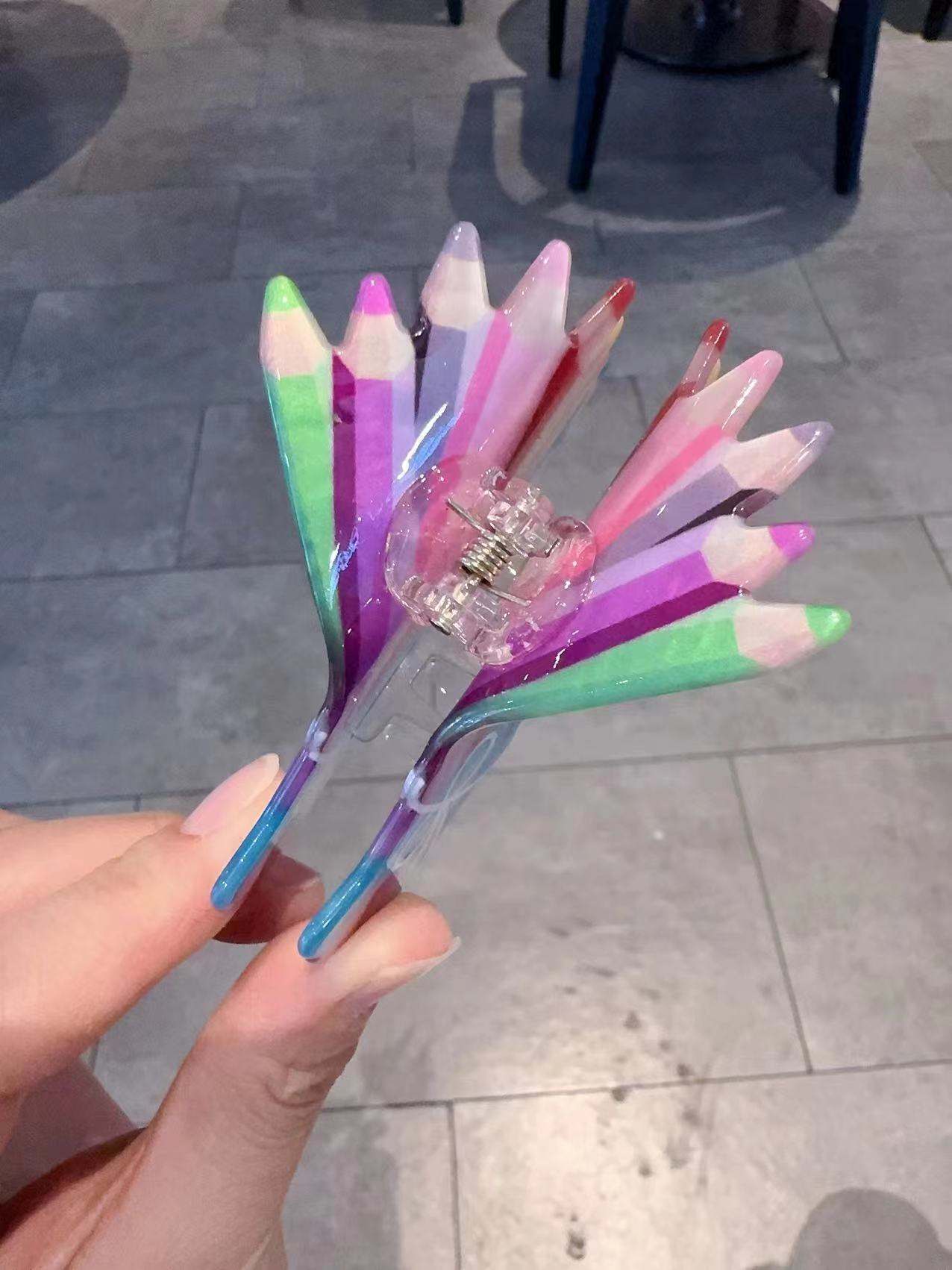 กิ๊บหนีบผมพู่กันสีสันสดใส1อันก - Women Accessories Bouquet บทวิจารณ์และราคา