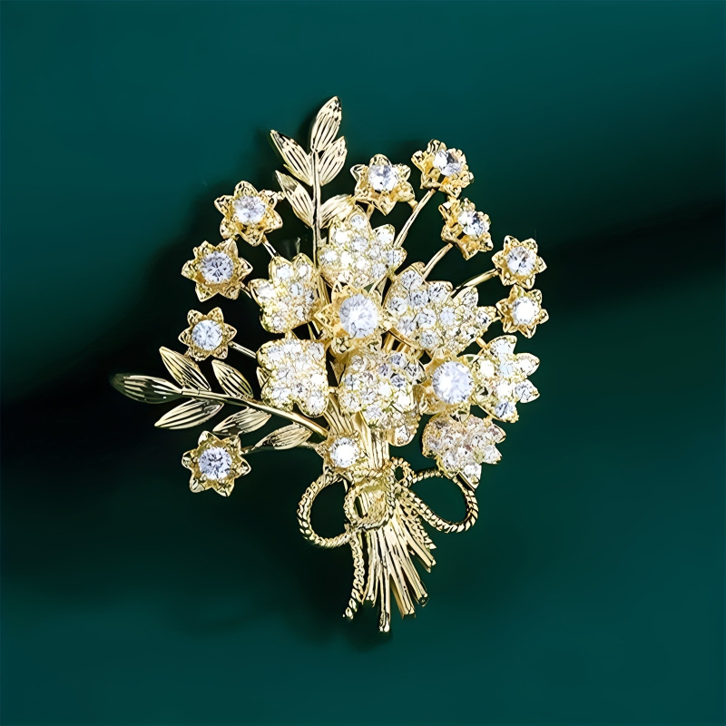 เข็มกลัดต้นไม้แห่งชีวิตสุดหรู  - Women Accessories Bouquet บทวิจารณ์และราคา