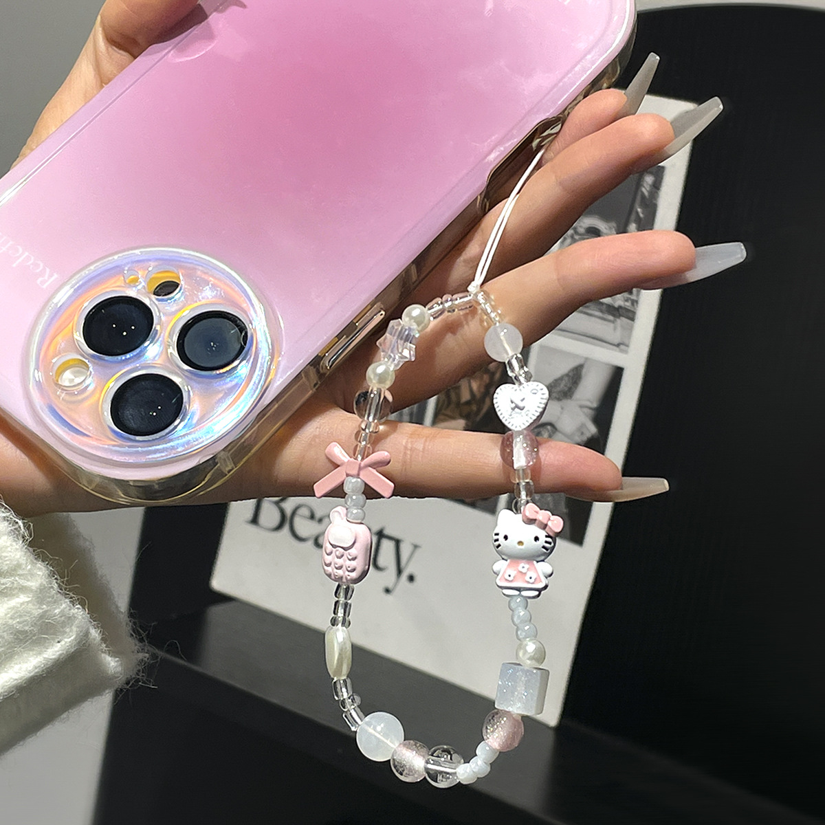 สายคล้องโทรศัพท์กันหลุดลายคิตต - Women'S Keychain Accessories บทวิจารณ์และราคา