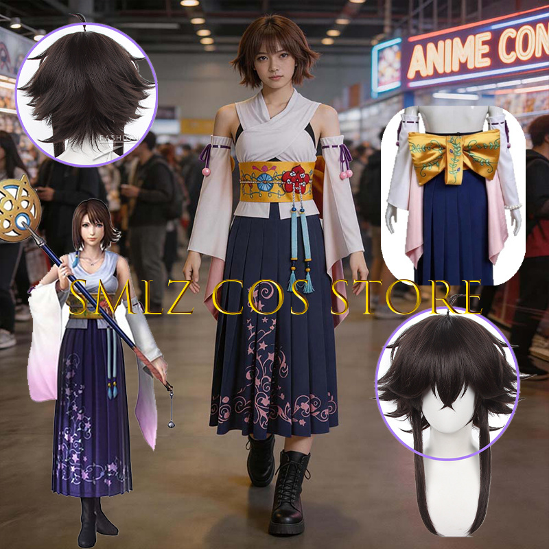 Smlz FFX ยูน่าคอสเพลย์อะนิเมะ  - Women'S Accessories For Suit บทวิจารณ์และราคา