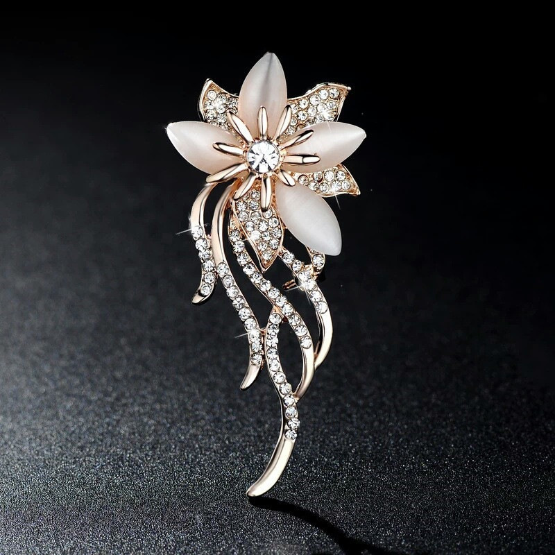 เข็มกลัดรูปดอกกล้วยไม้ประดับพล - Women Accessories Bouquet บทวิจารณ์และราคา