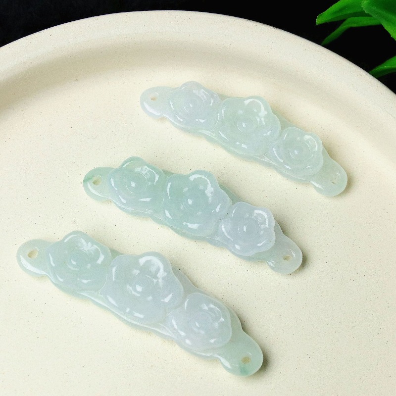 1 ชิ้น จี้หยกธรรมชาติรูปดอกไม้ - Women Accessories For Gift บทวิจารณ์และราคา