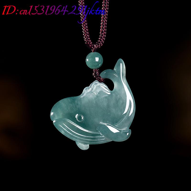 จี้สร้อยคอหยกพม่าแท้รูปปลาวาฬ  - Women Accessories For Gift บทวิจารณ์และราคา