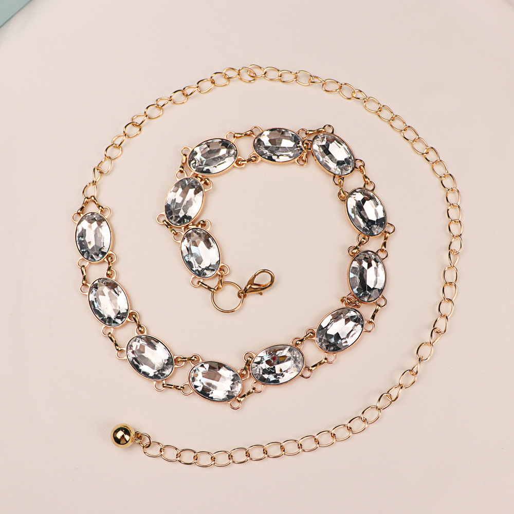 เข็มขัดคาดเอวประดับคริสตัลเก๋ไ - Women'S Accessories For Formal Wear บทวิจารณ์และราคา