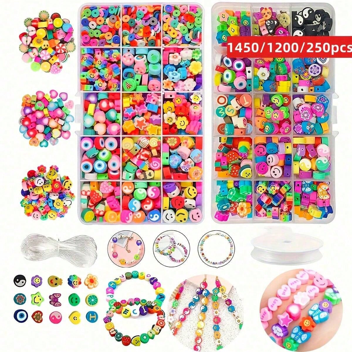 1450/1200/250 ชิ้นชุดลูกปัดดิน - Women Accessories Gift Set บทวิจารณ์และราคา