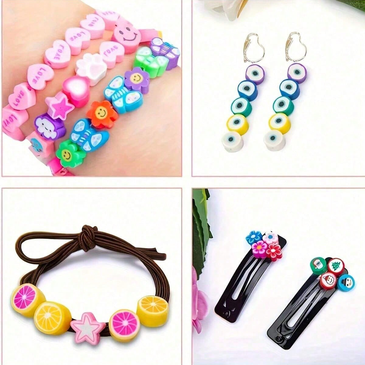 1450/1200/250 ชิ้นชุดลูกปัดดิน - Women Accessories Gift Set บทวิจารณ์และราคา