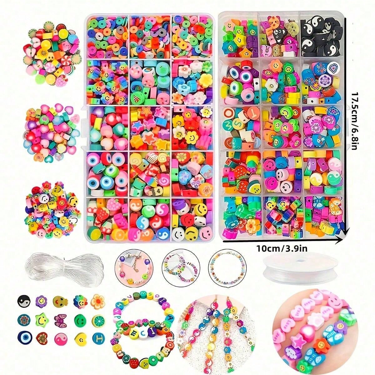 1450/1200/250 ชิ้นชุดลูกปัดดิน - Women Accessories Gift Set บทวิจารณ์และราคา