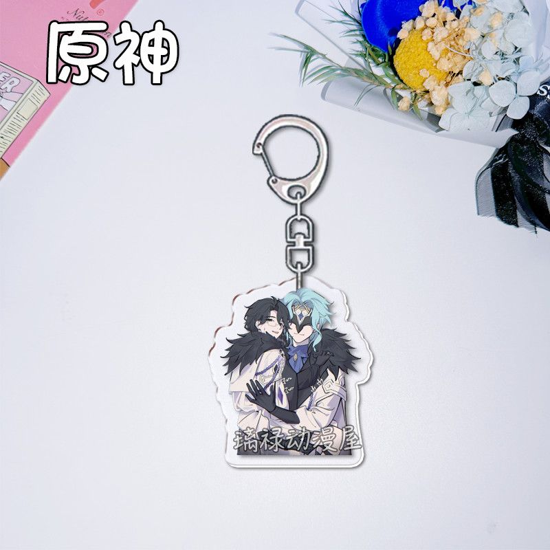 2 ชิ้นเก็นชิน อิมแพ็คพวงกุญแจส - Women'S Keychain Accessories บทวิจารณ์และราคา