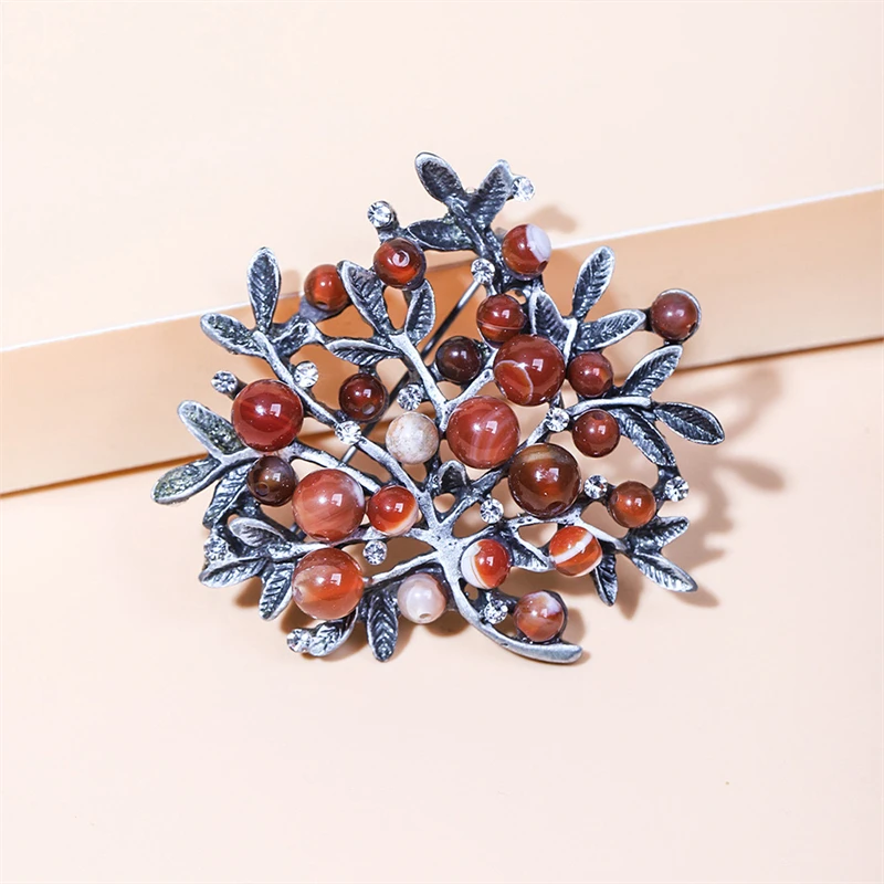 เข็มกลัดและเข็มกลัดหินธรรมชาติ - Women Accessories Bouquet บทวิจารณ์และราคา