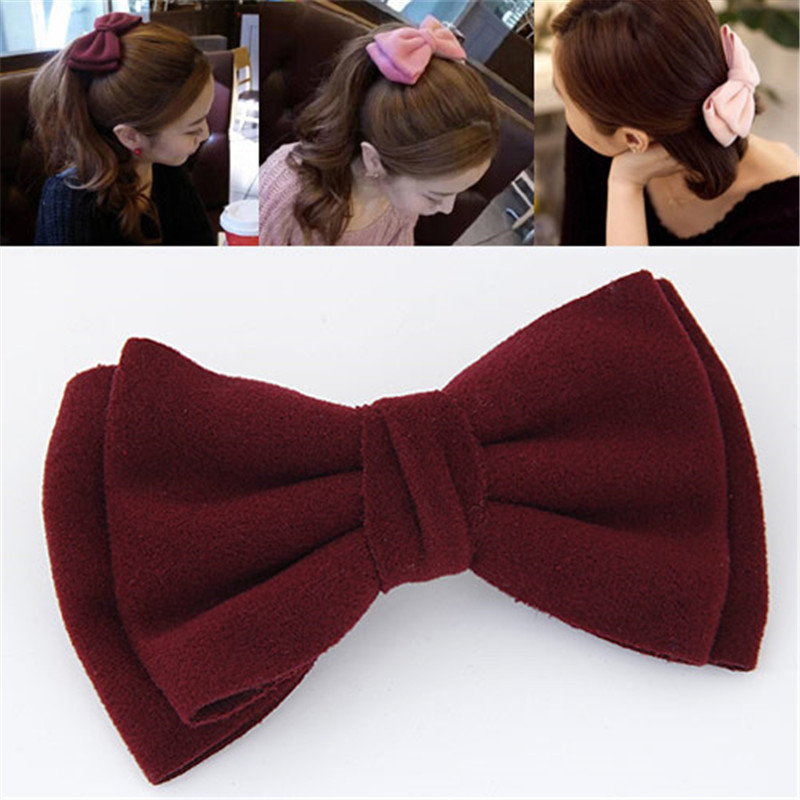 เกาหลีโบว์ผมคลิปล้อแม็กFlannel - Women'S Accessories Flannels บทวิจารณ์และราคา