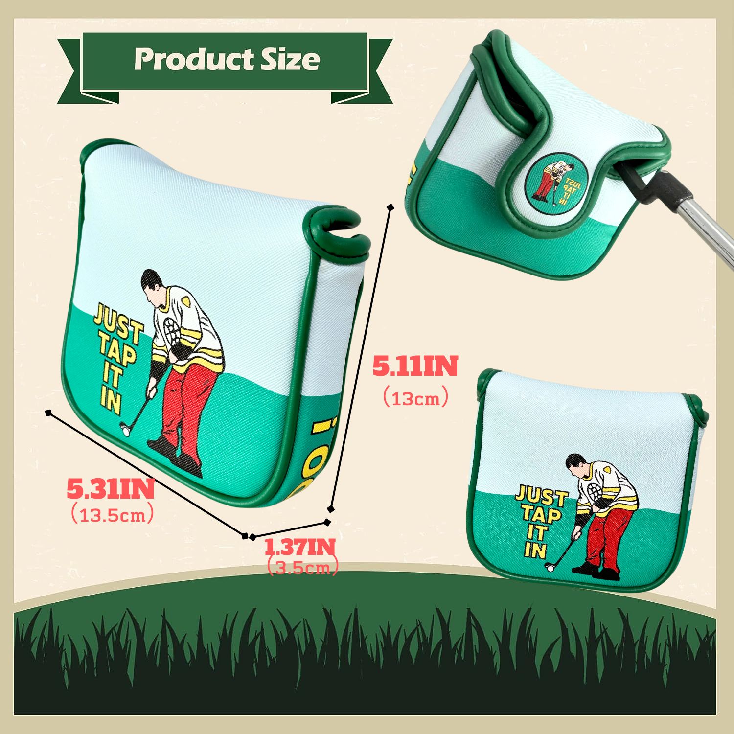 ตลกฝาครอบพัตเตอร์หนัง PU สำหรั - Women'S Golf Accessories บทวิจารณ์และราคา