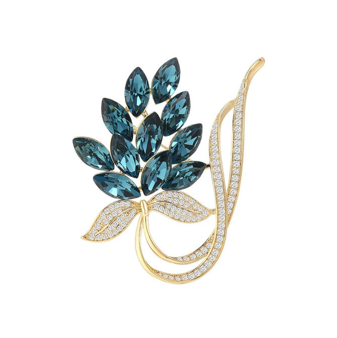 เข็มกลัดรูปช่อดอกไม้ประดับเพชร - Women Accessories Bouquet บทวิจารณ์และราคา