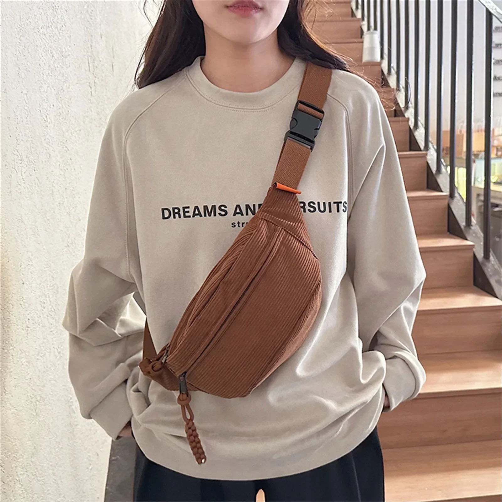 2024แฟชั่นFanny Pack Casual Co - Women Accessories Pouch บทวิจารณ์และราคา