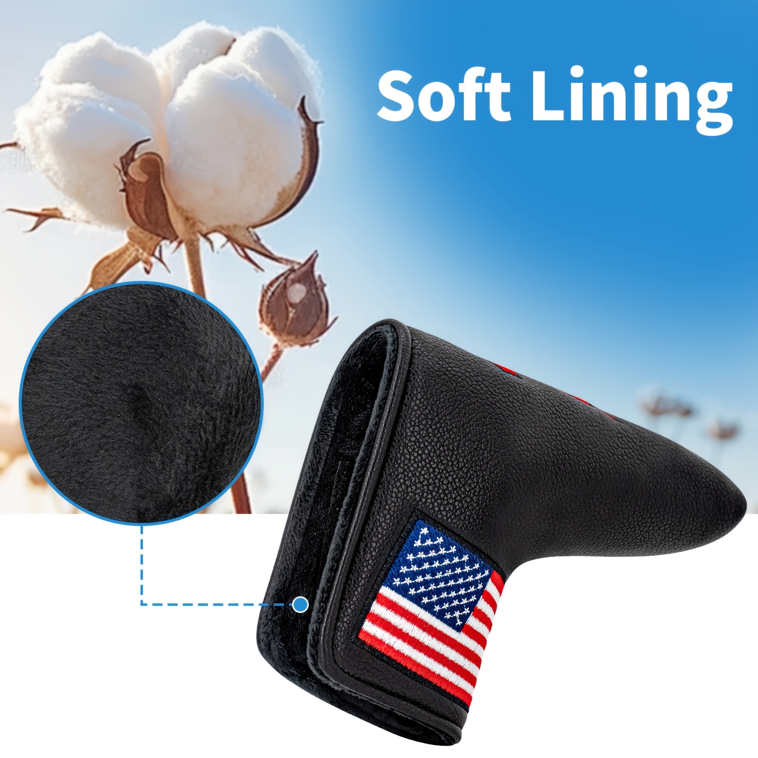 ฝาครอบพัตเตอร์กอล์ฟสไตล์อเมริก - Women'S Golf Accessories บทวิจารณ์และราคา