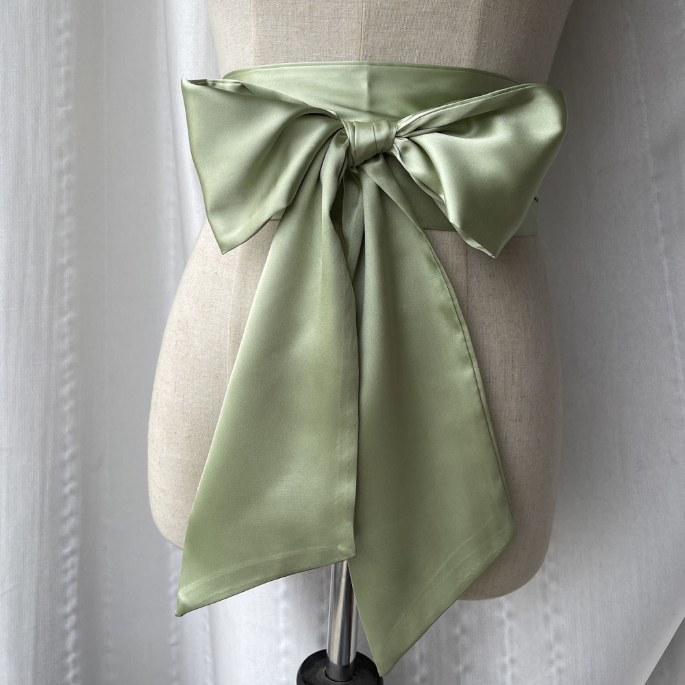 เข็มขัดคาดเอวผูกโบว์กว้างสำหรั - Women'S Accessories For Formal Wear บทวิจารณ์และราคา