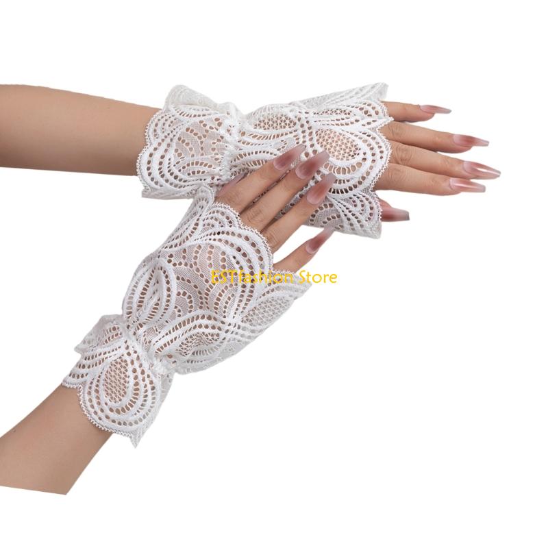 Y5GC ลูกไม้แขนถอดออกได้ ข้อมือ - Women'S Accessories For Formal Wear บทวิจารณ์และราคา