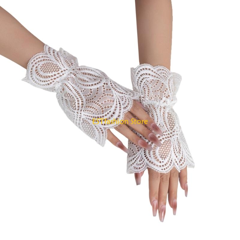 Y5GC ลูกไม้แขนถอดออกได้ ข้อมือ - Women'S Accessories For Formal Wear บทวิจารณ์และราคา