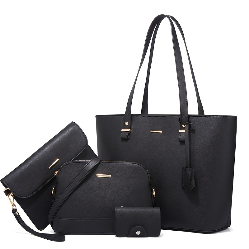 ชุดกระเป๋าแฟชั่นผู้หญิง 4 ชิ้น - Women'S Accessories For Suit บทวิจารณ์และราคา