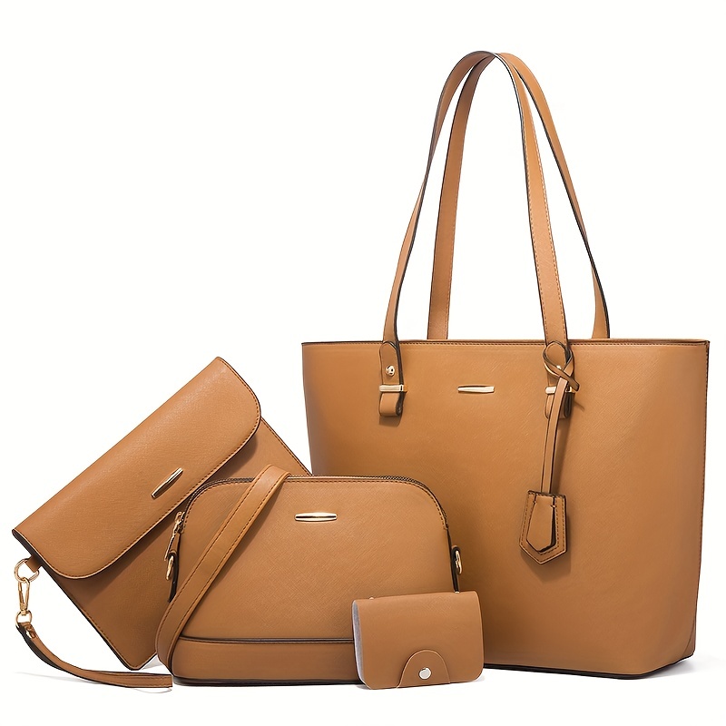 ชุดกระเป๋าแฟชั่นผู้หญิง 4 ชิ้น - Women'S Accessories For Suit บทวิจารณ์และราคา