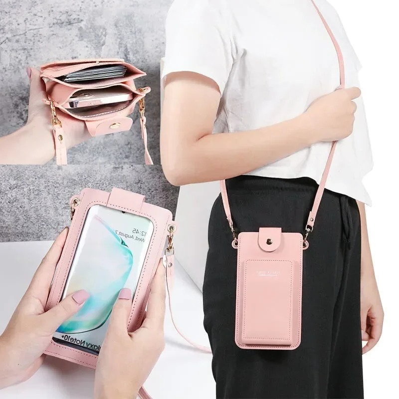 กระเป๋าใส่โทรศัพท์มือถือแบบสะพ - Women Accessories Pouch บทวิจารณ์และราคา