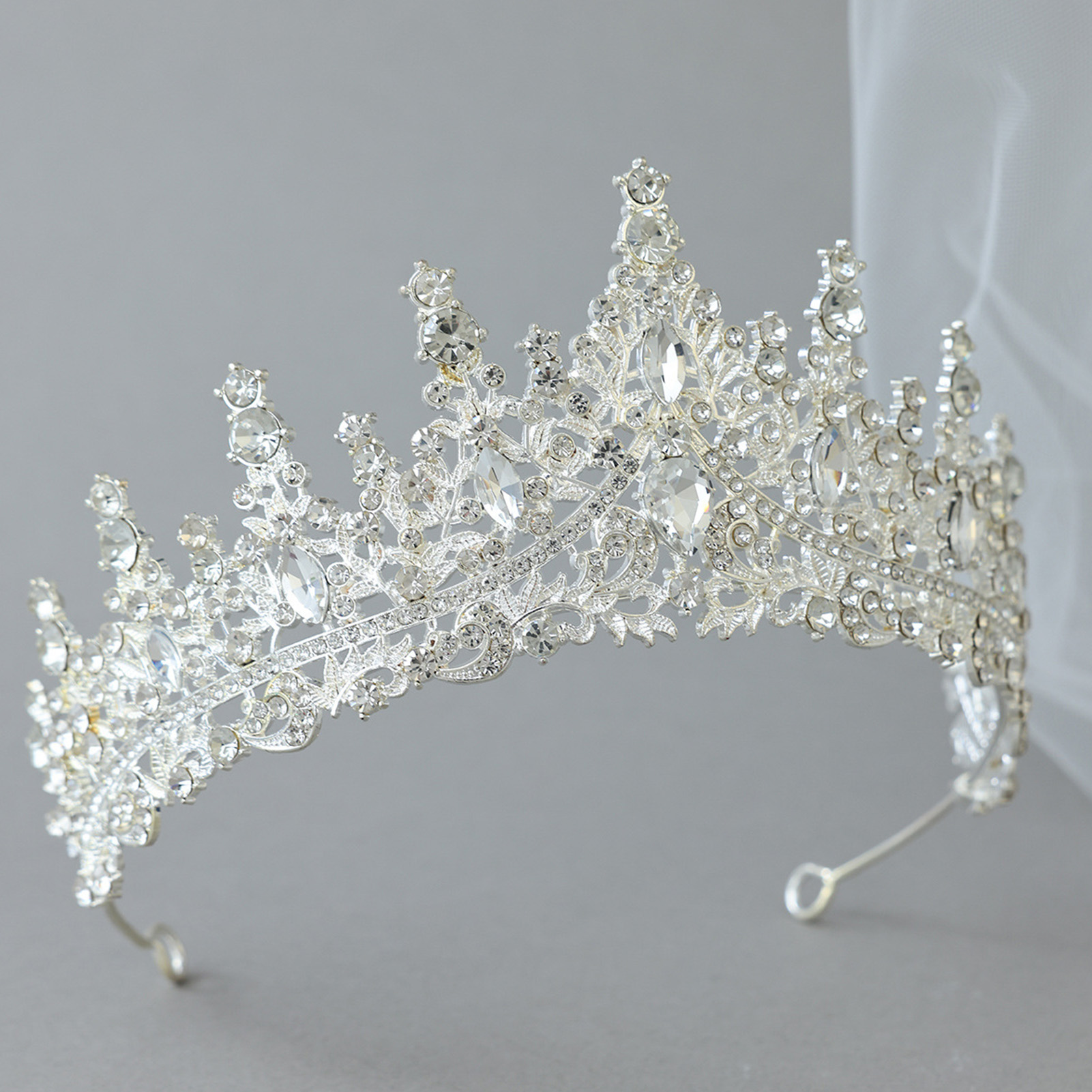 มงกุฎเจ้าสาวประดับเพชรระยิบระย - Women Accessories For Wedding บทวิจารณ์และราคา