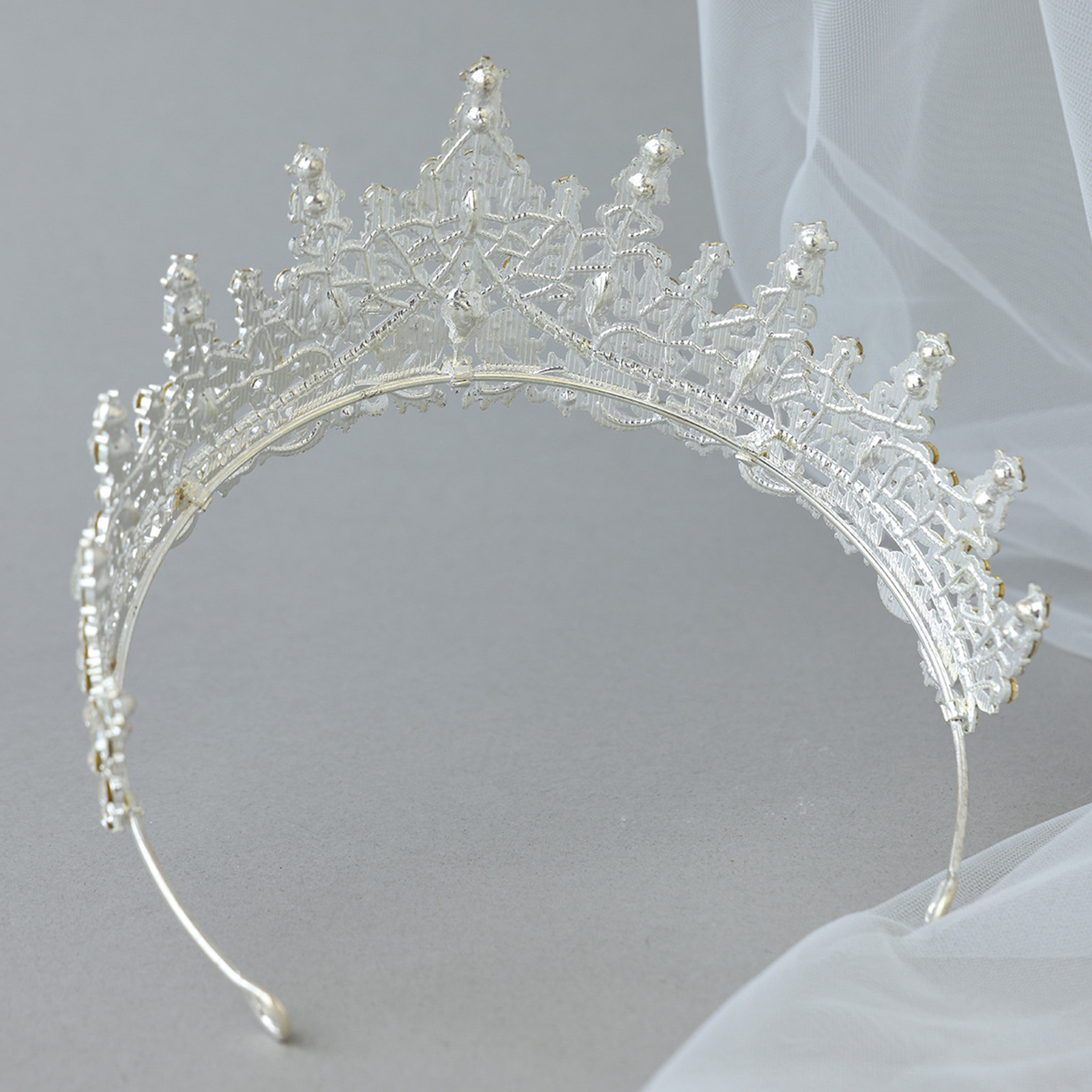 มงกุฎเจ้าสาวประดับเพชรระยิบระย - Women Accessories For Wedding บทวิจารณ์และราคา