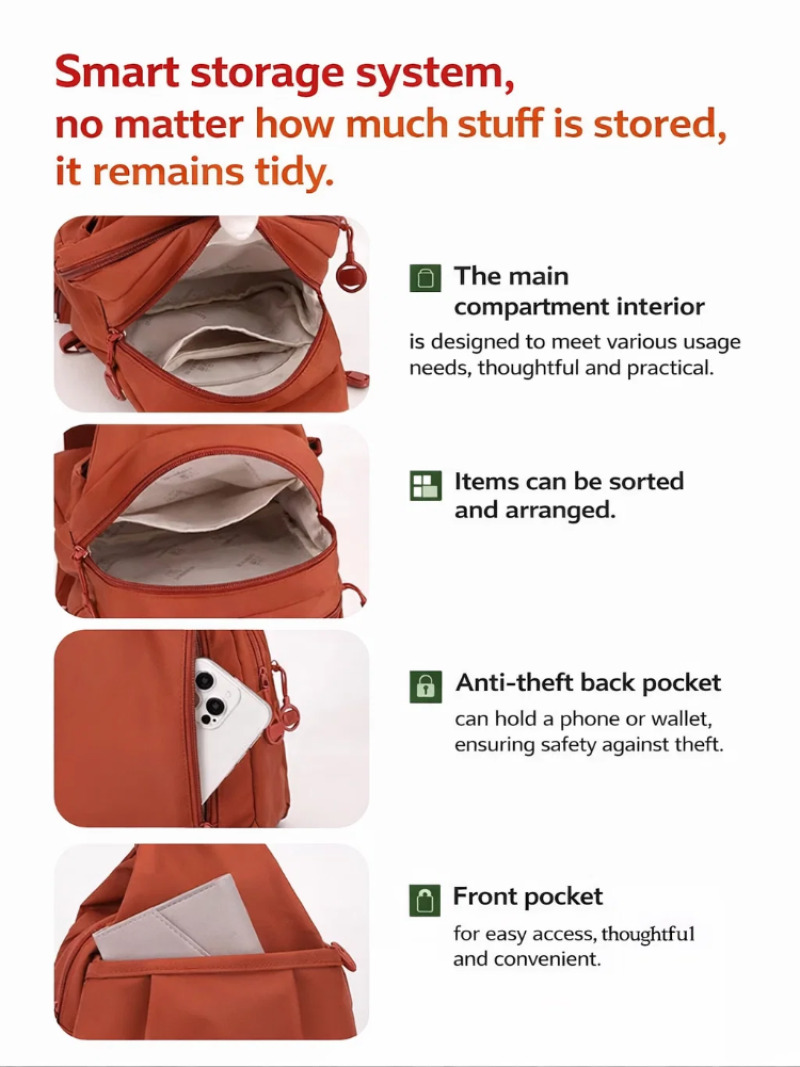 กระเป๋าเป้สะพายหลังขนาดเล็กน้ำ - Women Accessories Pouch บทวิจารณ์และราคา